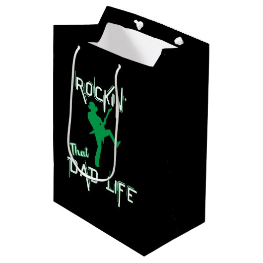 Rockin' Dad Medium Cadeauzakje (Voorkant Gekanteld)