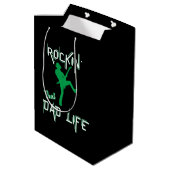 Rockin' Dad Medium Cadeauzakje (Achterkant Gekanteld)