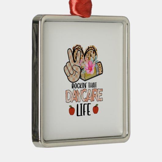 Rockin dat overdadigleven metalen ornament (Rechts)