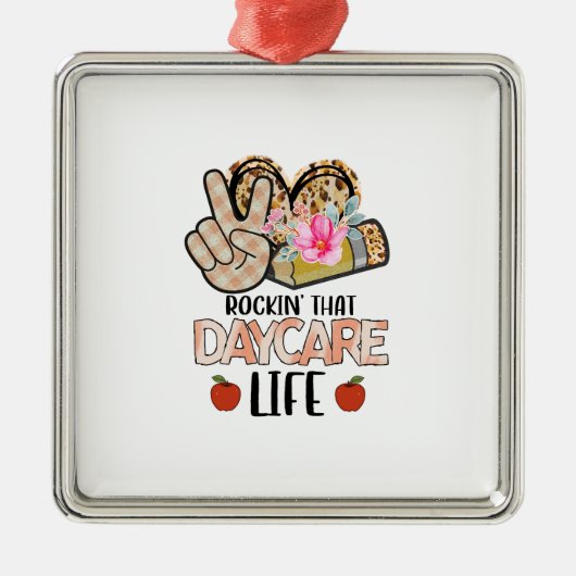 Rockin dat overdadigleven metalen ornament (Voorkant)