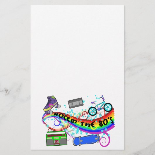 Rockin De 80s Briefpapier (Voorkant)