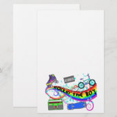 Rockin De 80s Briefpapier (Voorkant / Achterkant)