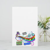 Rockin De 80s Briefpapier (Staand voorkant)