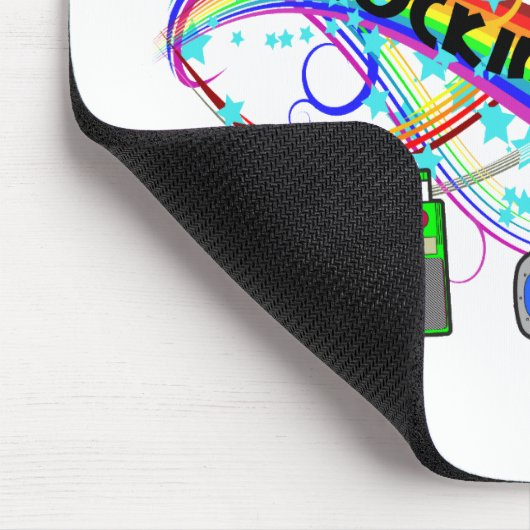 Rockin de 80's muismat (Hoek)