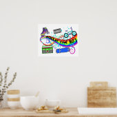 Rockin De 80s Poster (Keuken)