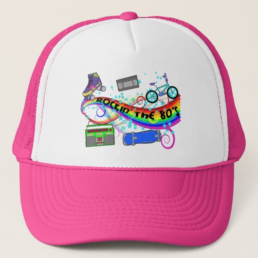 Rockin de 80's trucker pet (Voorkant)