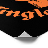 ROCKIN' DE ENKELE MOMENTEEL LEVENSVINK grappige mo Poster (Hoek)