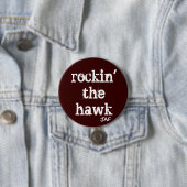 Rockin De Hawk Ronde Button 7,6 Cm (In situ)