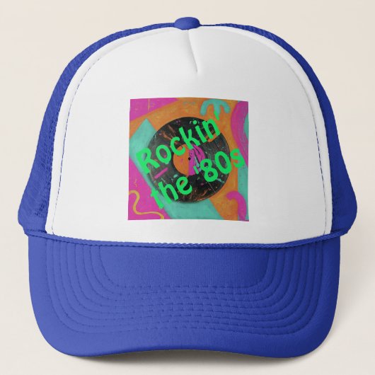 Rockin de jaren '80 trucker pet (Voorkant)