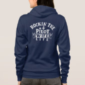 Rockin de Pilot Wife Life T-Shirt (Achterkant)