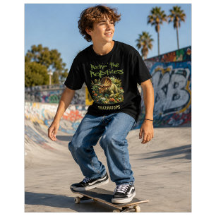 Rockin’ de Reptielen Triceratops Dinosaurus T-shirt