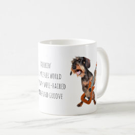 Rockin de Wiener-wereld - Dachshund met wierharen Koffiemok
