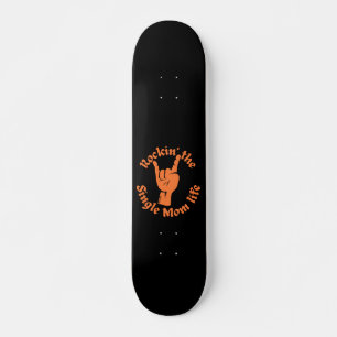 ROCKIN DIE ENKELE MOMENTEEL LEVENSOORTGELIJKE moed Persoonlijk Skateboard