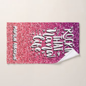 ROCKIN' DIE NANA-LEVENSTYPOGRAFIE BAD HANDDOEK (Handdoek)