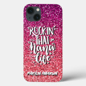 ROCKIN' DIE NANA-LEVENSTYPOGRAFIE Case-Mate iPhone CASE (Achterkant)