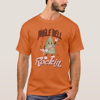 rockin Discothemed Kerstman Funky Kerstman Disco b T-shirt