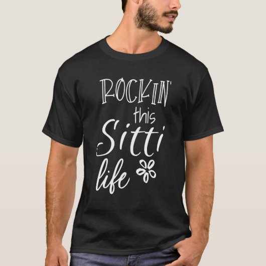 Rockin Dit Sitti Life Libanon Libanese oma T-shirt (Voorkant)