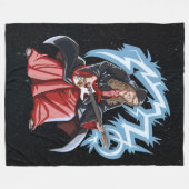 Rockin Drz Fleece Blanket Deken (Voorkant (Horizontaal))