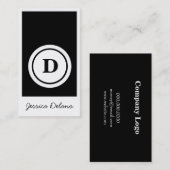 ROCKIN' EBONY SOLID VISITEKAARTJE (Voorkant / Achterkant)