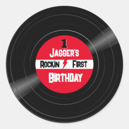 Rockin Eerste Verjaardag Vinyl Record Red Label