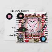 Rockin' for the Cure beroemd gemaakt door SRF Kaart (Voorkant / Achterkant)