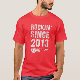 Rockin' Geweldige sinds 2013 Rockstar 9th Birthday T-shirt