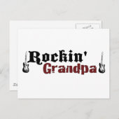 Rockin Grandpa Briefkaart (Voorkant / Achterkant)