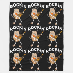 Rockin' Guitar Fleece Deken