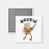 Rockin' Guitar Magneet (Voorkant / Achterkant)