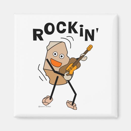 Rockin' Guitar Magneet (Voorkant)