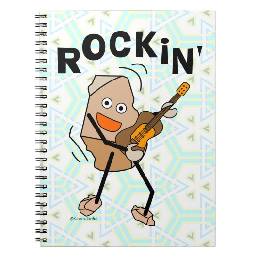 Rockin' Guitar Notitieboek (Voorkant)