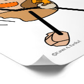 Rockin' Guitar Poster (Hoek)