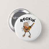 Rockin' Guitar Ronde Button 5,7 Cm (Voorkant /achterkant)