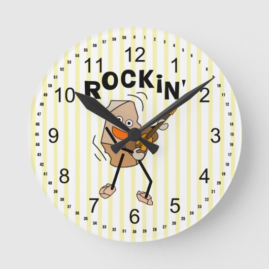 Rockin' Guitar Ronde Klok (Voorkant)