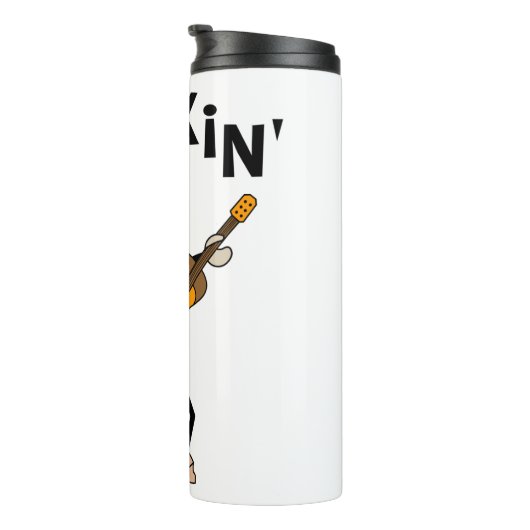 Rockin' Guitar Thermosbeker (Geroteerd rechts)