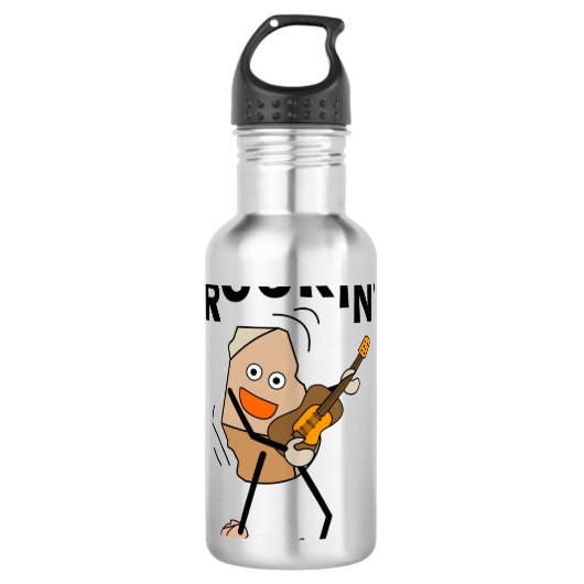 Rockin' Guitar Waterfles (Voorkant)