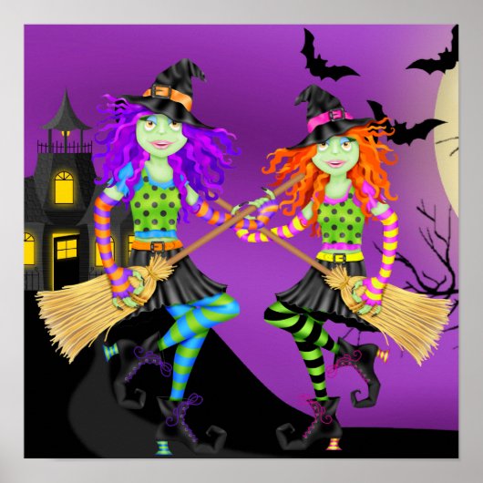 Rockin' Halloween Witch - SRF Poster (Voorkant)