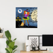 Rockin' Halloween Witch - SRF Poster (Thuiskantoor)