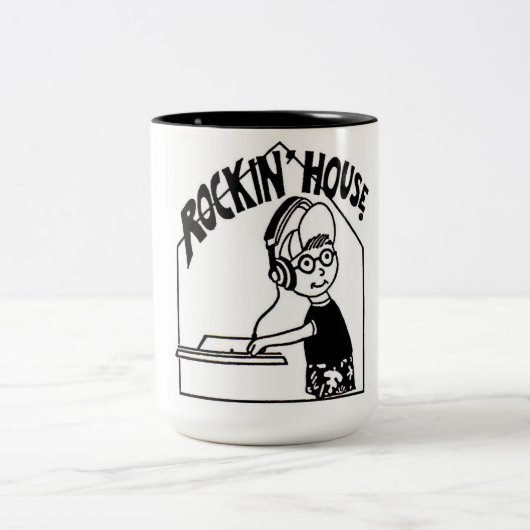 Rockin' House Java Holder Tweekleurige Koffiemok (Center)