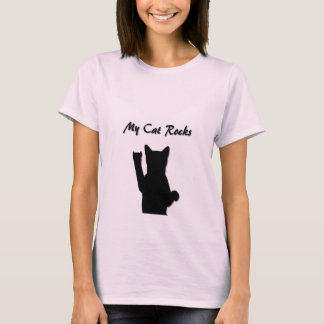 Rockin-kat-Baby dollar voor dames T-shirt