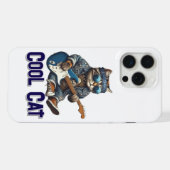 Rockin' Kat De Coole Gitarist iPhone Hoesje (Achterkant horizontaal)
