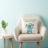 Rockin' Kerst Gecko – Leuke Kersthagedis Decoratie Kussen (Stoel)