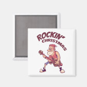Rockin Kerstmis, kerstmis met Guitar Invita Magneet (Voorkant / Achterkant)