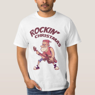Rockin Kerstmis, kerstmis met Guitar Invita T-shirt
