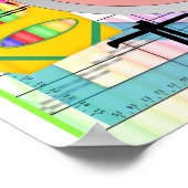 Rockin-leraar aan de school - SRF Poster (Hoek)