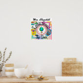 Rockin-leraar aan de school - SRF Poster (Keuken)