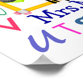 Rockin-leraar aan de school - SRF Poster (Hoek)