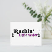 Rockin Little Sister Briefkaart (Staand voorkant)