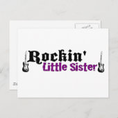Rockin Little Sister Briefkaart (Voorkant / Achterkant)