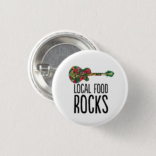 Rockin' Local Food Button (Voorkant /achterkant)